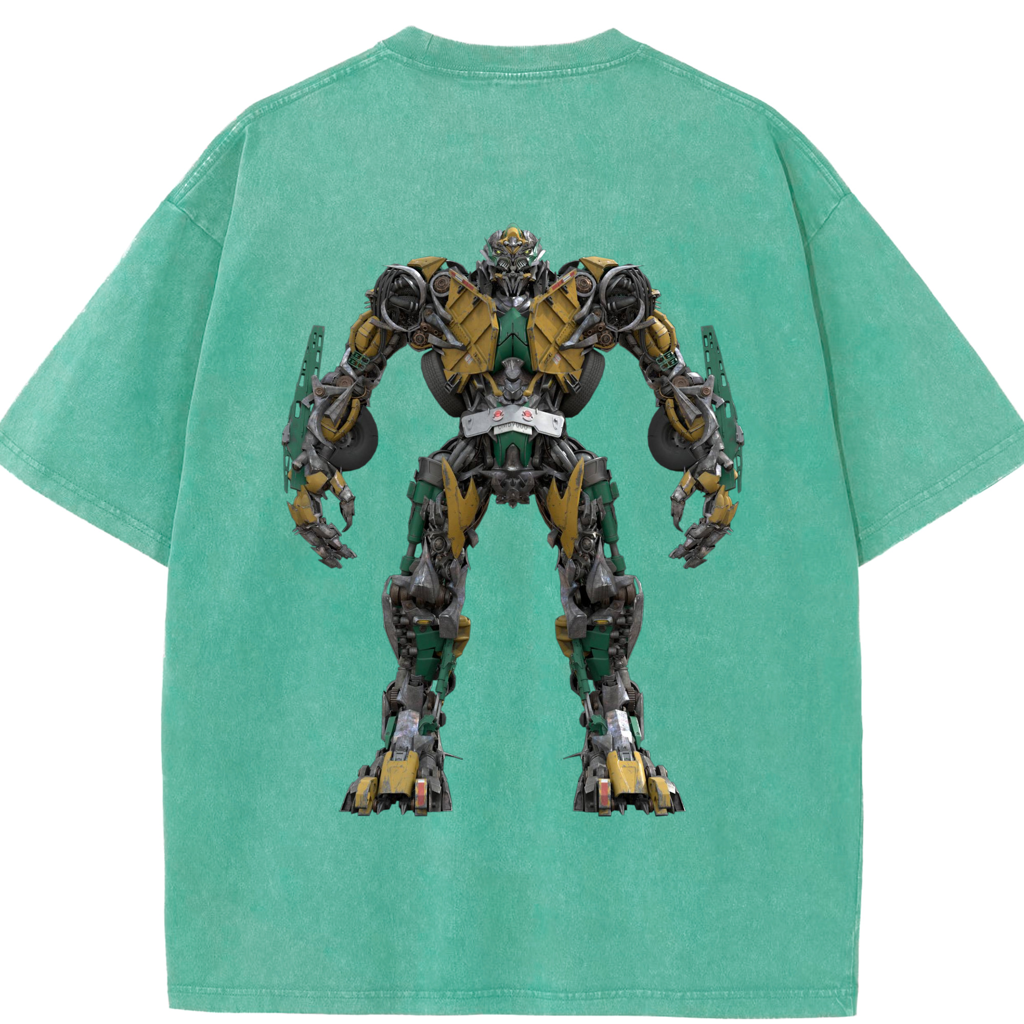 （画像用）  綿100% ヴィンテージ風 半袖Tシャツ（背面プリント）